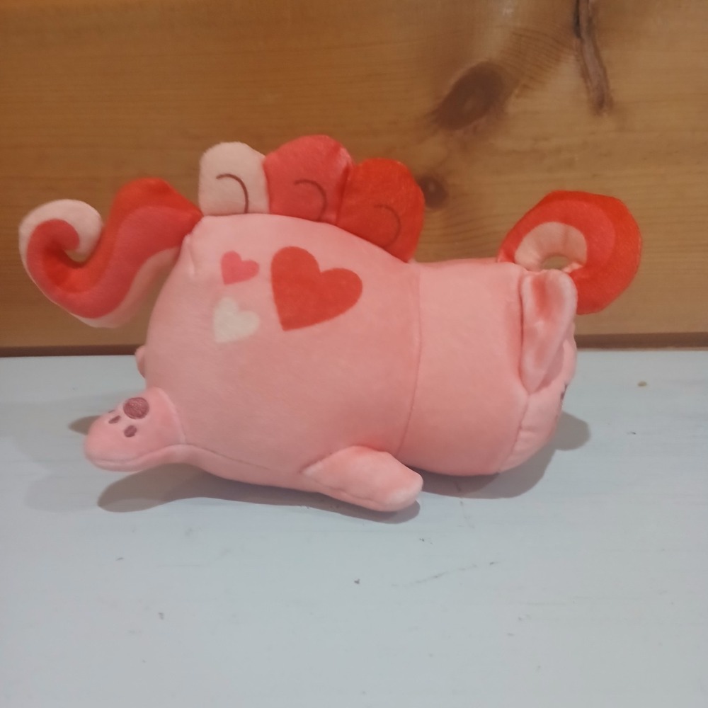 Aphmau MeeMeows Red Unicorn Cat Plush Stuffed Animal Limited Edition Heart D42 - Picture 2 of 5